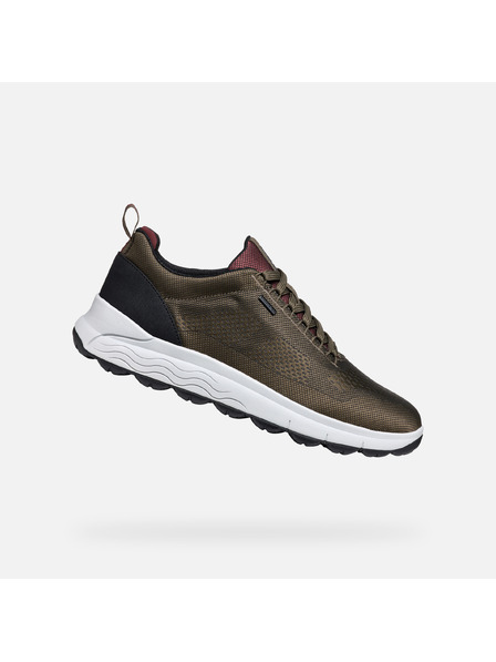 Geox Khaki pánské tenisky Geox Spherica 4x4 b abx