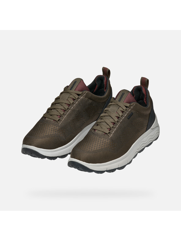 Geox Khaki pánské tenisky Geox Spherica 4x4 b abx
