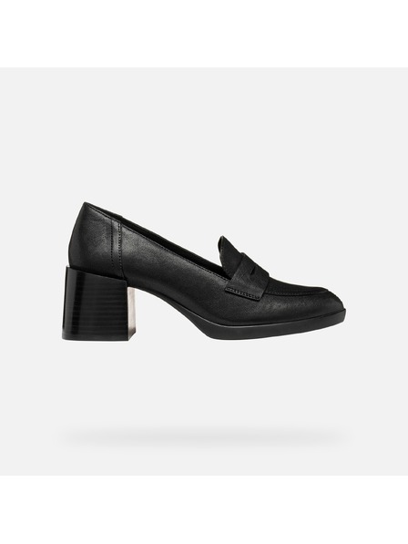 Geox Černá dámská obuv na podpatku Geox Walk Pleasure 55T