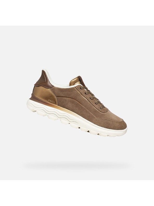 Geox Hnědé dámské tenisky Geox Spherica Plus