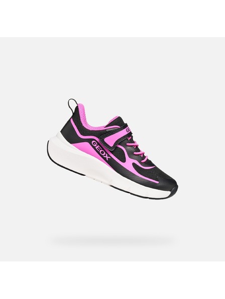 Geox Černé dívčí tenisky Geox Pro-Ran