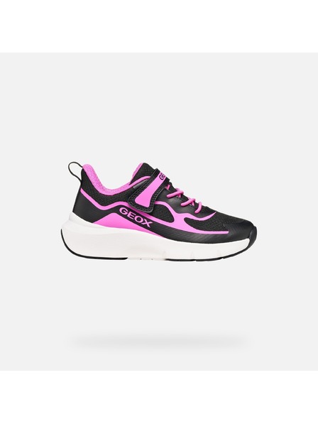 Geox Černé dívčí tenisky Geox Pro-Ran