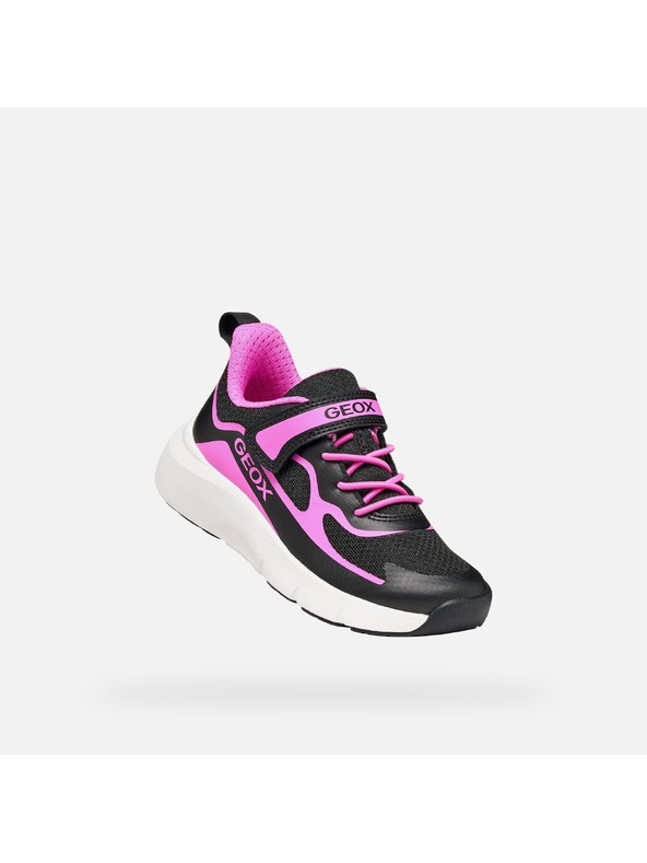 Geox Černé dívčí tenisky Geox Pro-Ran