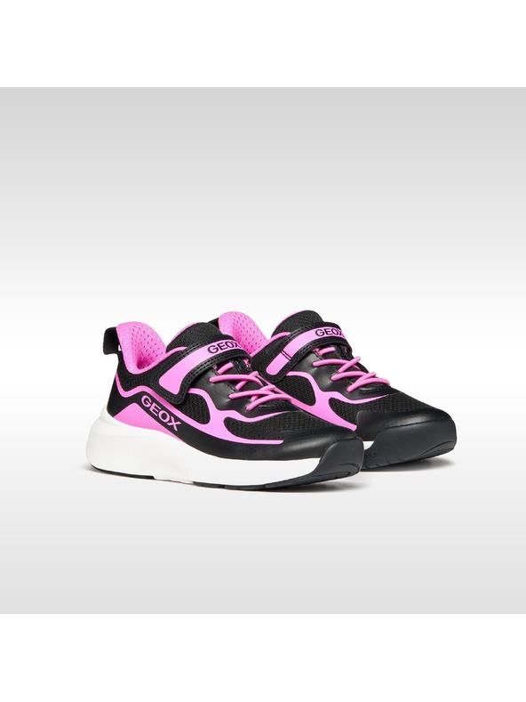 Geox Černé dívčí tenisky Geox Pro-Ran