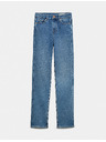 Marks & Spencer Modré dámské straight fit džíny Marks & Spencer