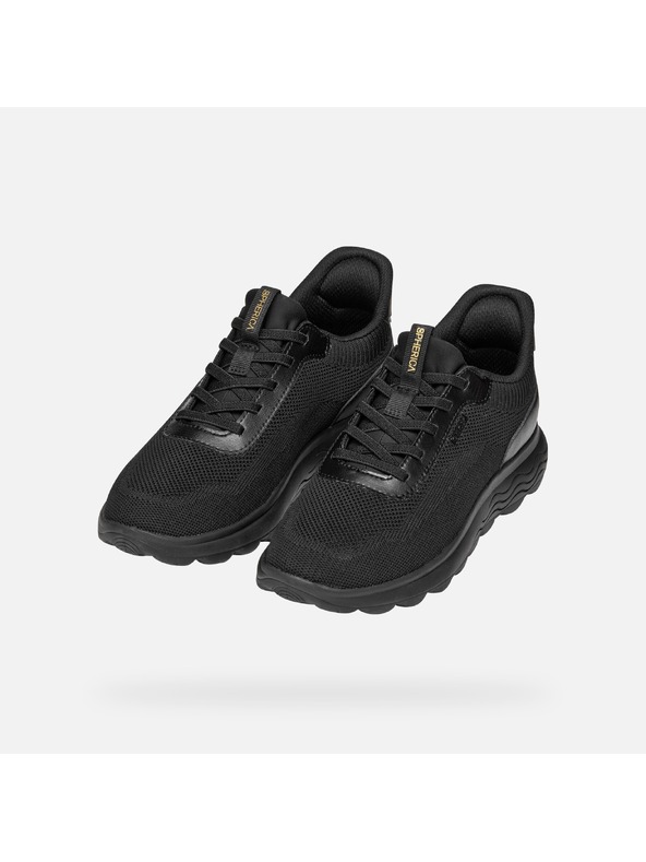 Geox Černé dámské tenisky Geox Spherica Plus