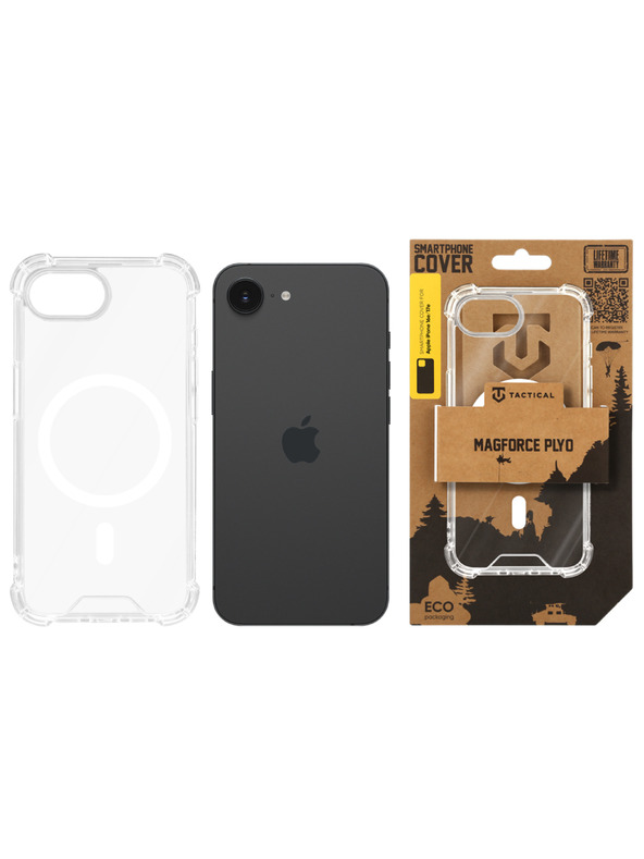 Tactical Tactical MagForce Plyo Kryt pro Apple iPhone 16e/17e Transparent