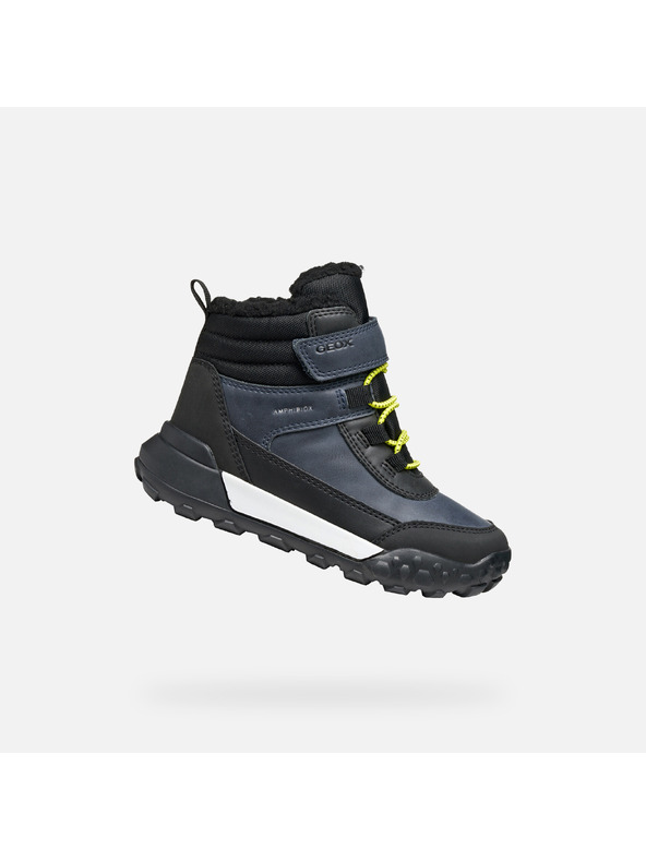 Geox Tmavě modrá chlapecká kotníková obuv Geox Trekkyup ABX