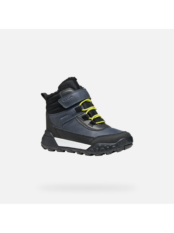 Geox Tmavě modrá chlapecká kotníková obuv Geox Trekkyup ABX