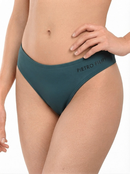 Pietro Filipi Dívčí menstruační plavky Pietro Filipi Femme nízké heavy petrolejové spodní díl