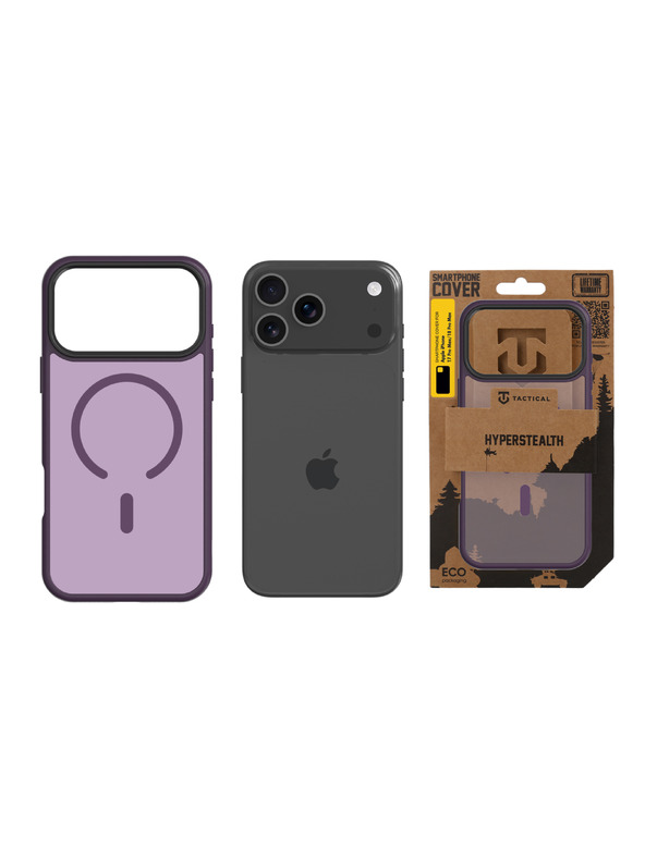 Tactical Tactical MagForce Hyperstealth Kryt pro Apple iPhone 17 Pro Max/18 Pro Max Burgundy Smoke