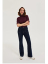 Moodo Bootcut džíny tmavě modré Moodo