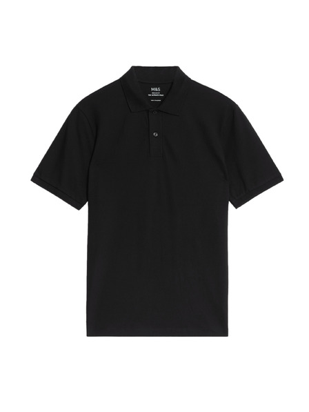 Marks & Spencer Černé pánské polo Triko