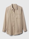 GAP Lněná košile Boyfriend Shirt GAP