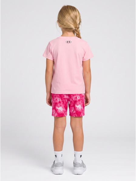 Under Armour Dívčí set Under Armour UA PRINTED BIKE SHORT SET