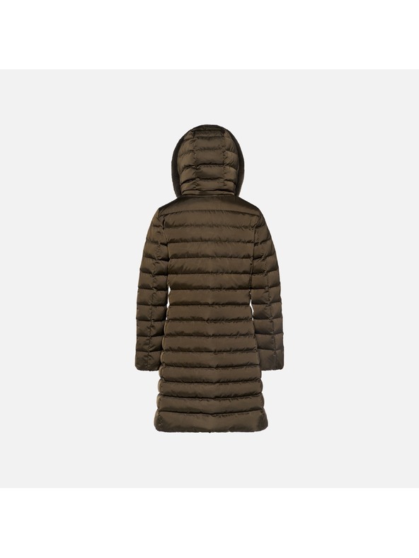 Geox Khaki dámská péřová bunda Geox Bettanie
