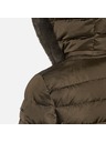 Geox Khaki dámská péřová bunda Geox Bettanie