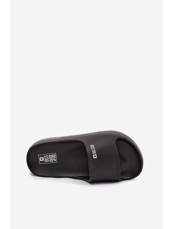 BIG STAR SHOES Dámské pantofle na masivní platformě Big Star – černé