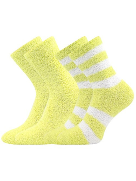 BOMA Sada dvou - ponožky Boma domácí žluté (Světlana-yellow)