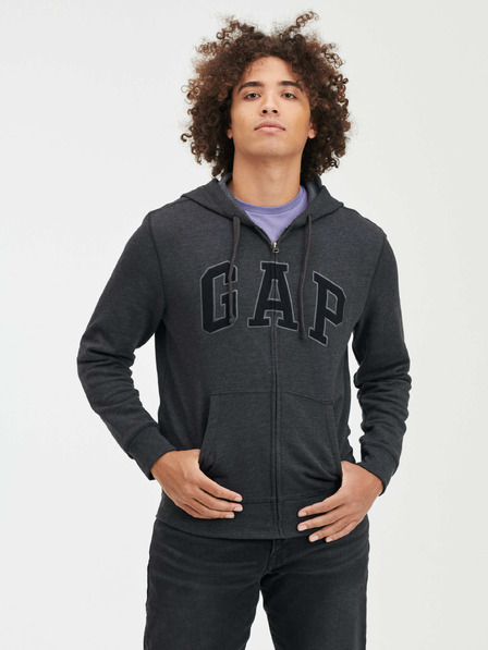 GAP Mikina na zip s logem GAP