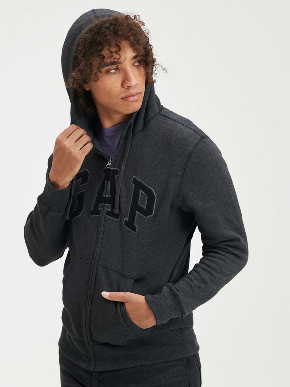 GAP Mikina na zip s logem GAP
