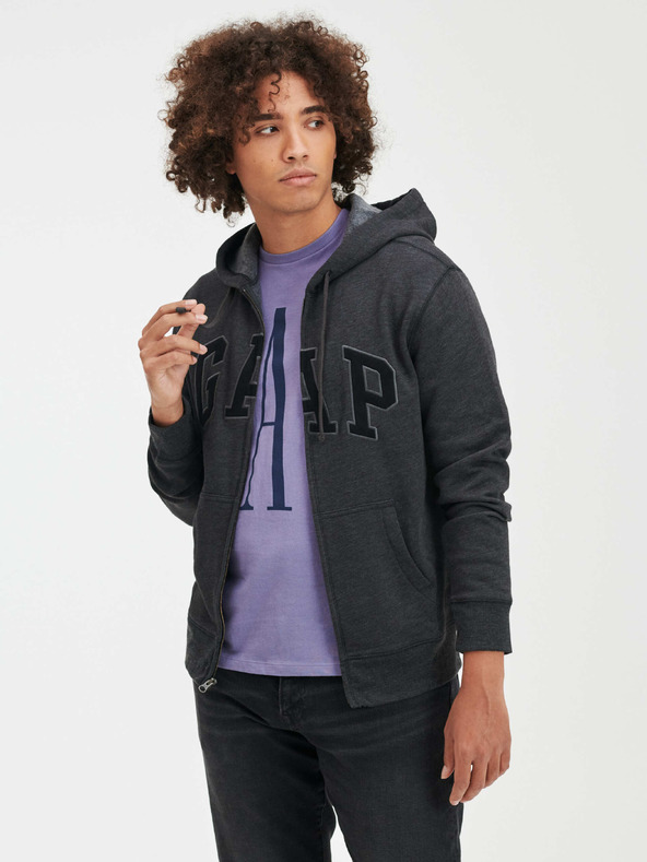 GAP Mikina na zip s logem GAP