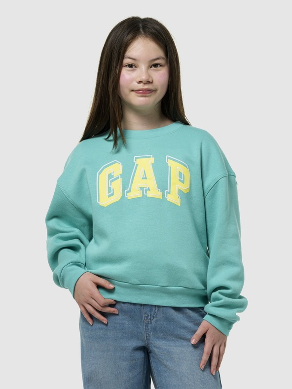 GAP Dětská oversize mikina s logem Gap