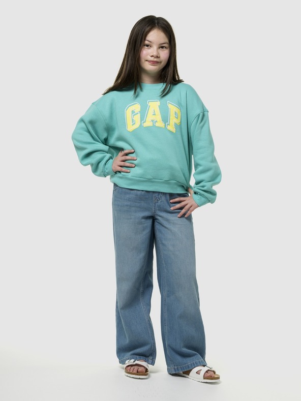 GAP Dětská oversize mikina s logem Gap