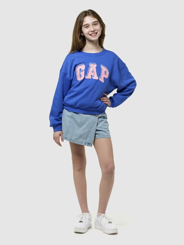 GAP Dětská oversize mikina s logem Gap