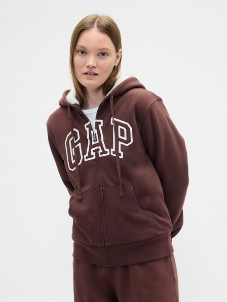GAP Zateplená mikina Logo Sherpa GAP