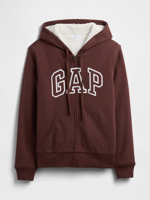 GAP Zateplená mikina Logo Sherpa GAP