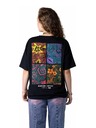 Meatfly Meatfly unisex tričko Big Shock Linocut Black