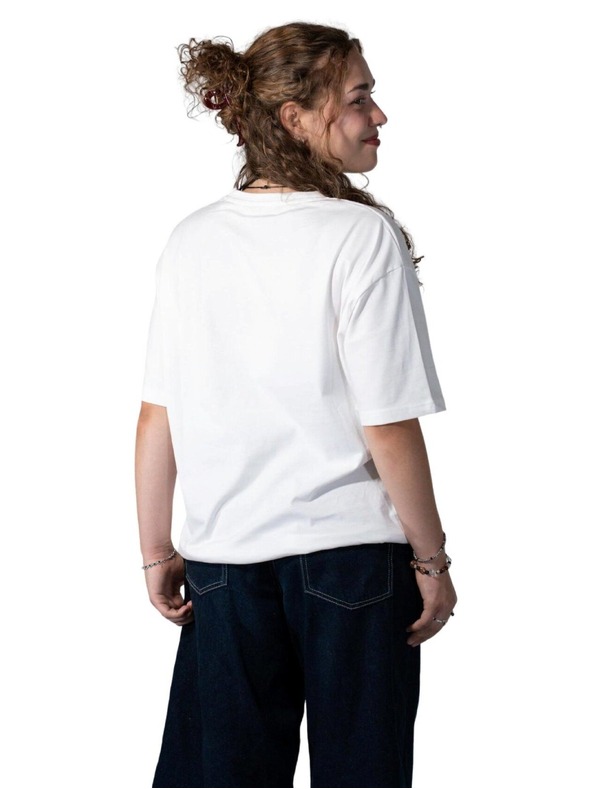 Meatfly Meatfly unisex tričko Big Shock Krajdos White