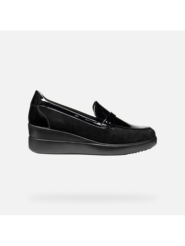 Geox Černé dámské mokasíny Geox Stardust