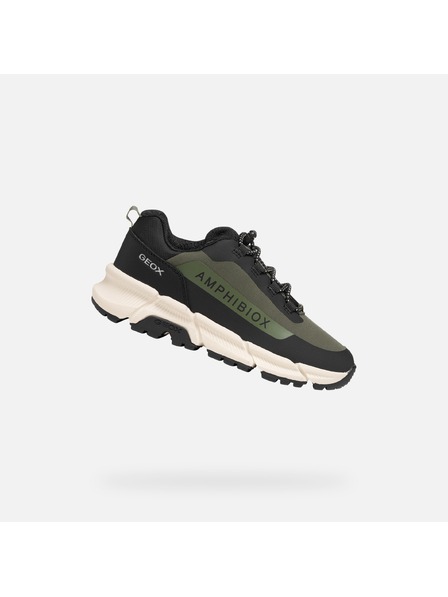 Geox Khaki chlapecká obuv pro první kroky Geox Flexyper Plus