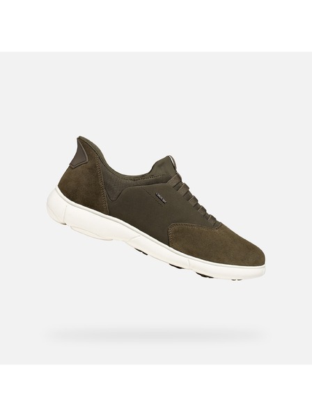 Geox Khaki pánské tenisky Geox Nebula 2.0 Plus Fast in