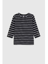Moodo Black Striped Blouse Moodo