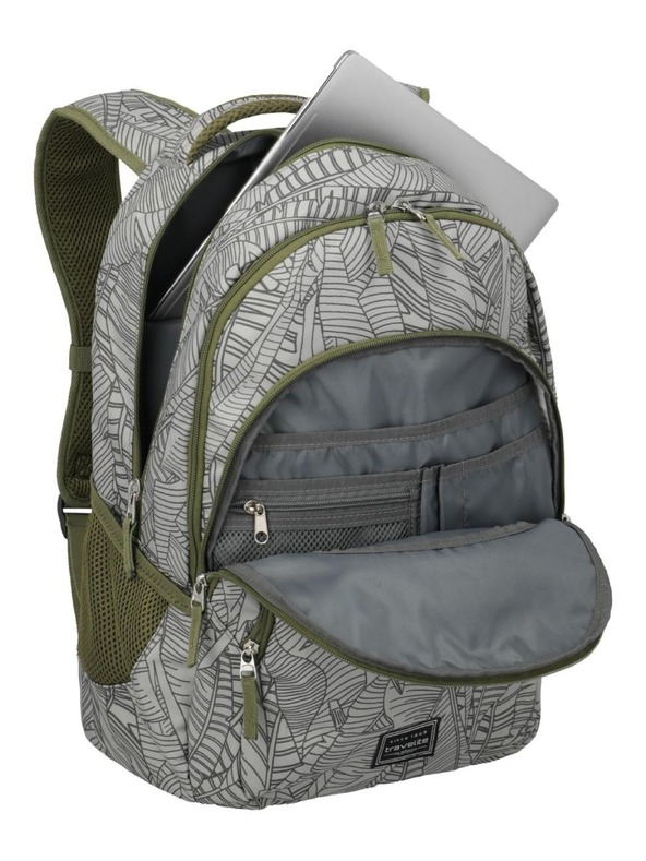 Travelite Batoh Travelite Basics Backpack Print Grey