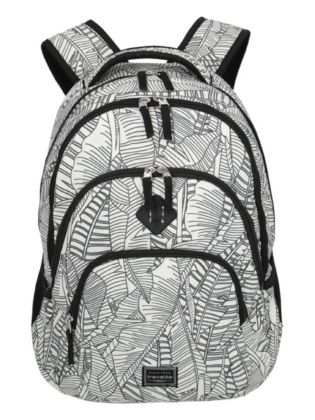 Travelite Batoh Travelite Basics Backpack Print White