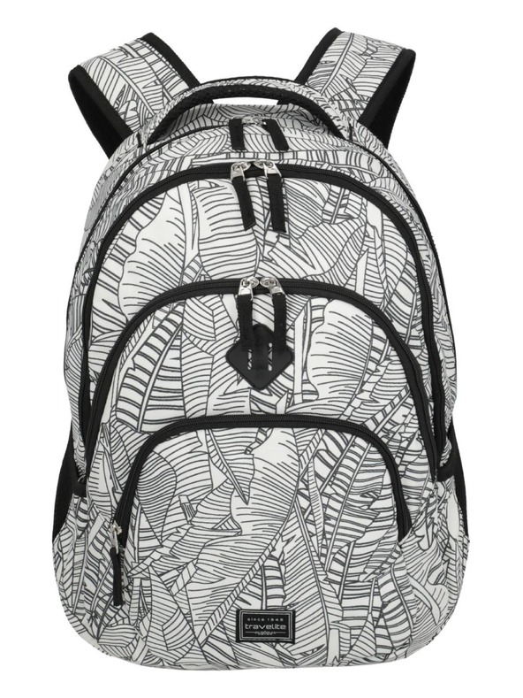 Travelite Batoh Travelite Basics Backpack Print White