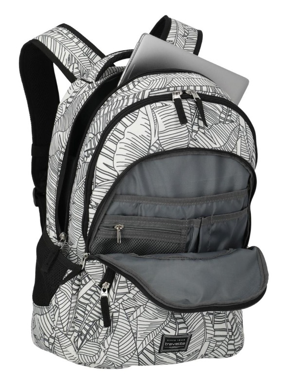 Travelite Batoh Travelite Basics Backpack Print White