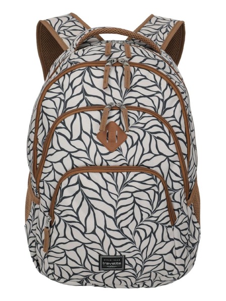Travelite Batoh Travelite Basics Backpack Print Off-White