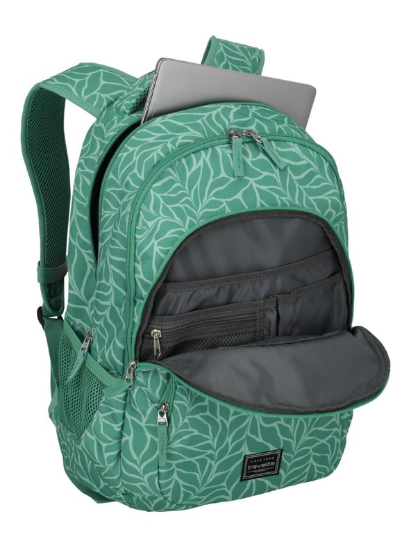 Travelite Batoh Travelite Basics Backpack Print Green