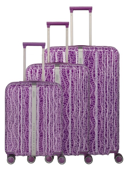 Travelite Sada cestovních kufrů Travelite Lascana Edition S,M,L Plum