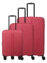 Travelite Sada cestovních kufrů Travelite Air Stripe S exp, M exp, L Red