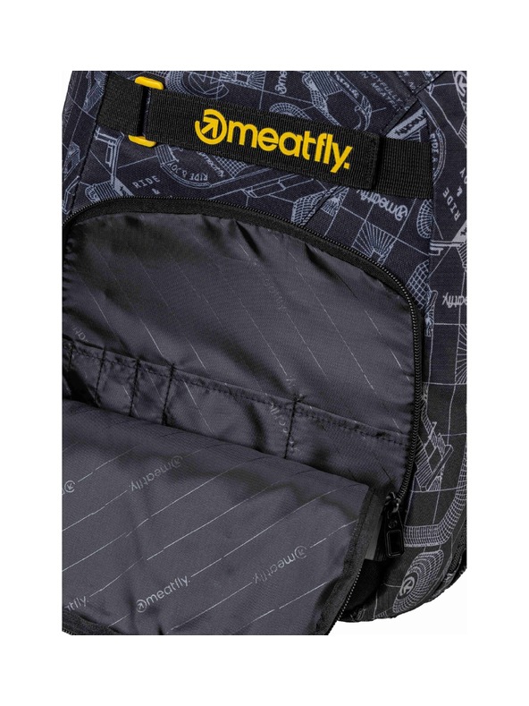 Meatfly Meatfly batoh Exile Blueprint Black 24 L