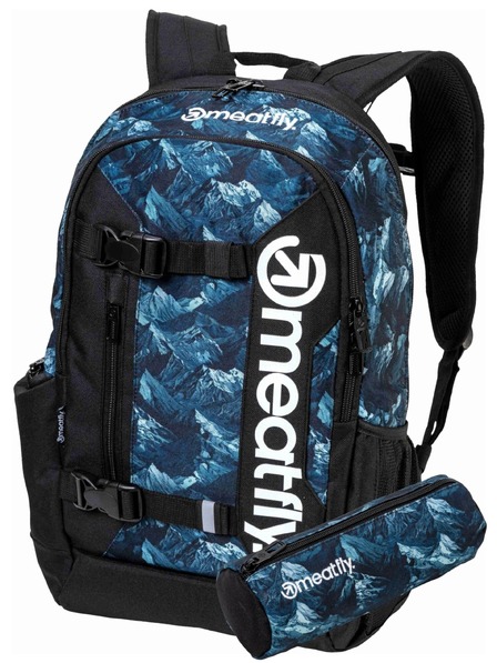 Meatfly Meatfly batoh Basejumper Green Mountains 22 L