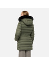 Geox Khaki dámská péřová bunda Geox Catria