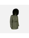 Geox Khaki dámská péřová bunda Geox Catria