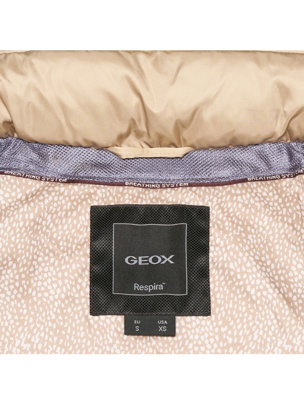 Geox Béžová dámská péřová bunda Geox Bettanie